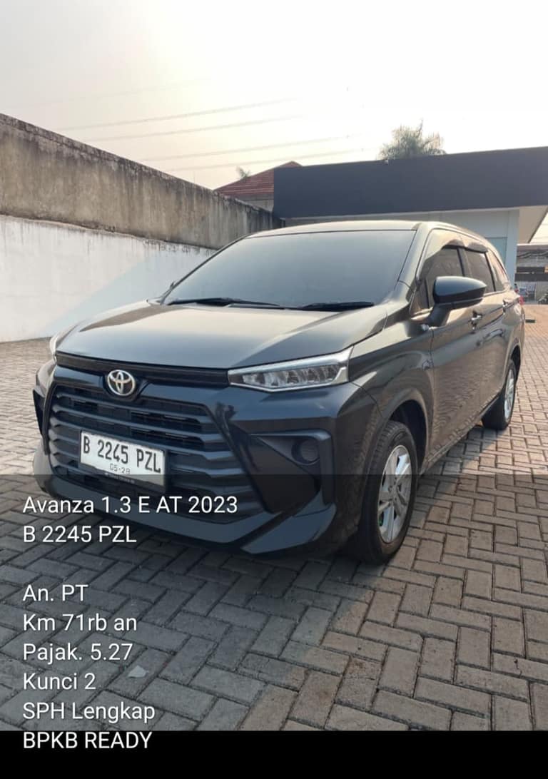 Toyota Avanza 1.3 E AT 2023