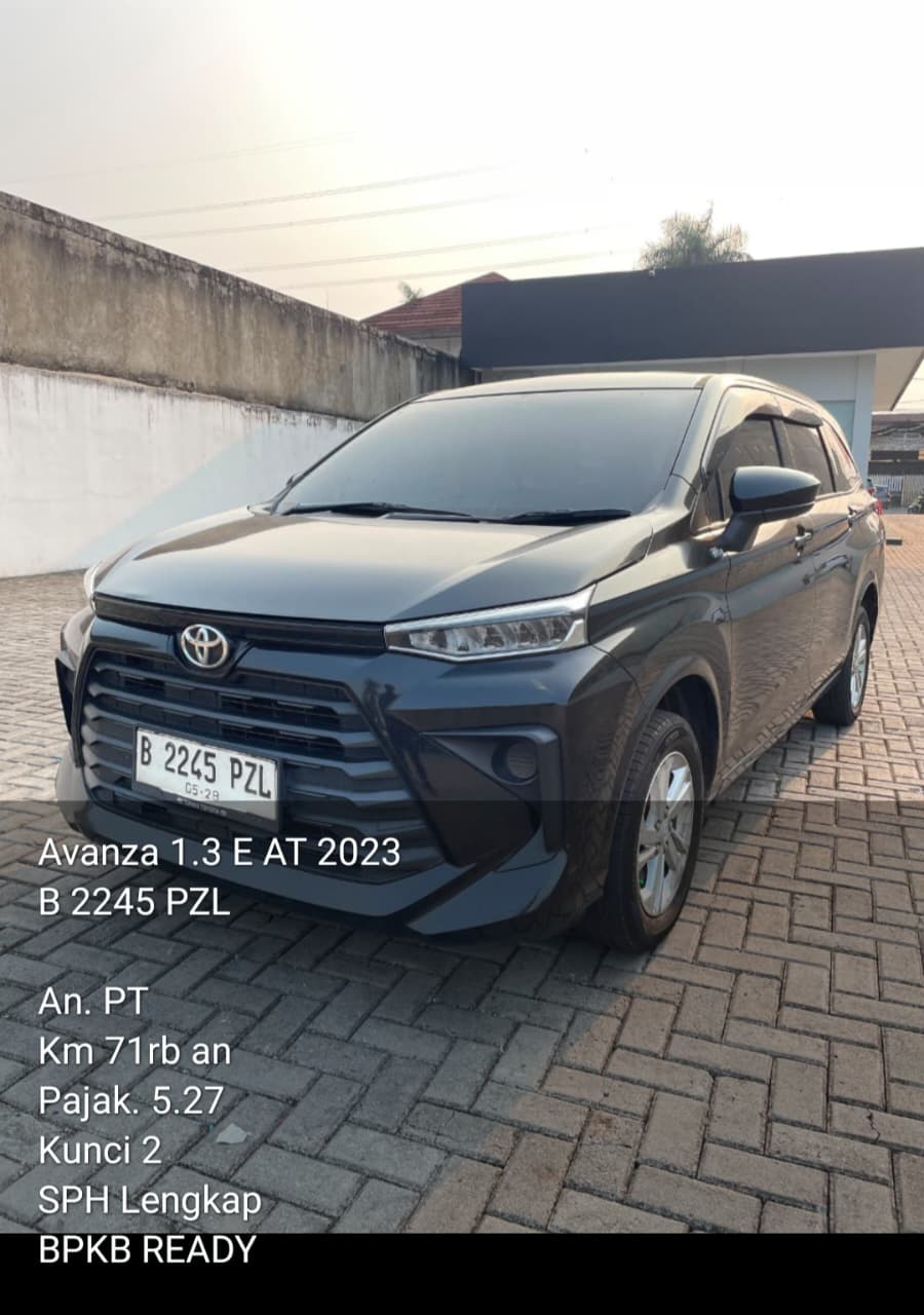 Toyota Avanza 1.3 E AT 2023